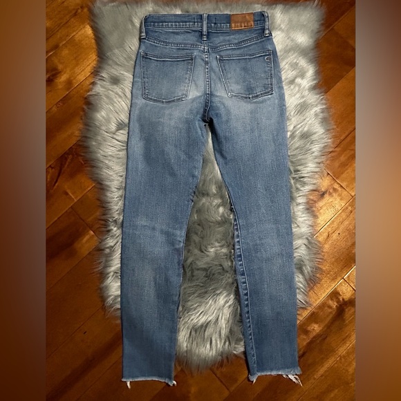 Madewell 9" High-Rise Skinny Crop Jeans in Bruce Wash Jeans Size 25 - Picture 5 of 7